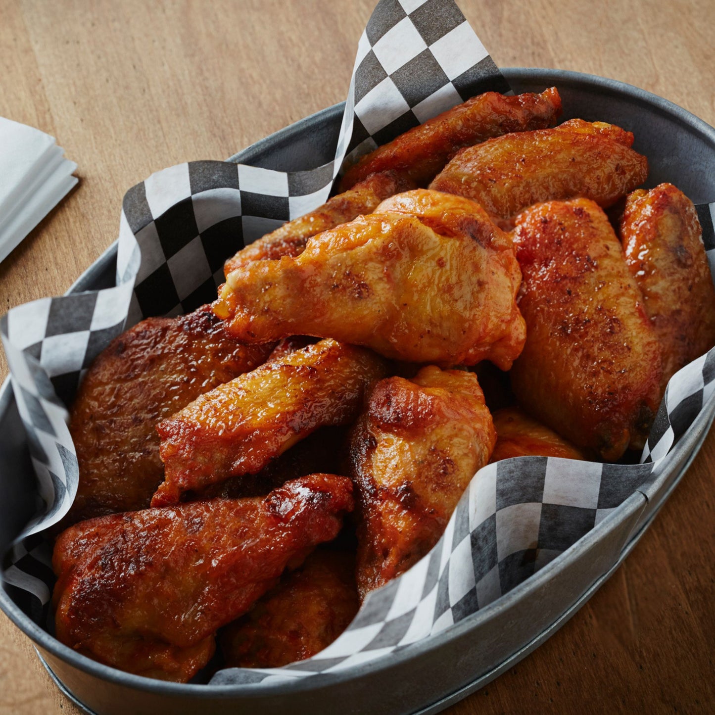 Ailes de poulet - BBQ, cuites