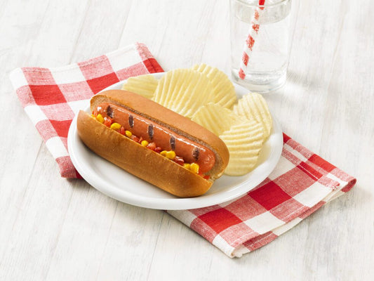 Saucisse de dindon style hot dog