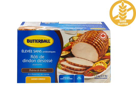 Roti de dindon désossée - sans gluten